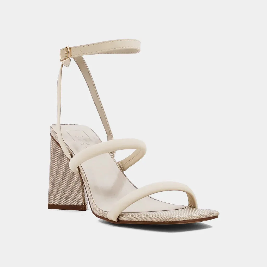 Bone Woven Evangeline Heel