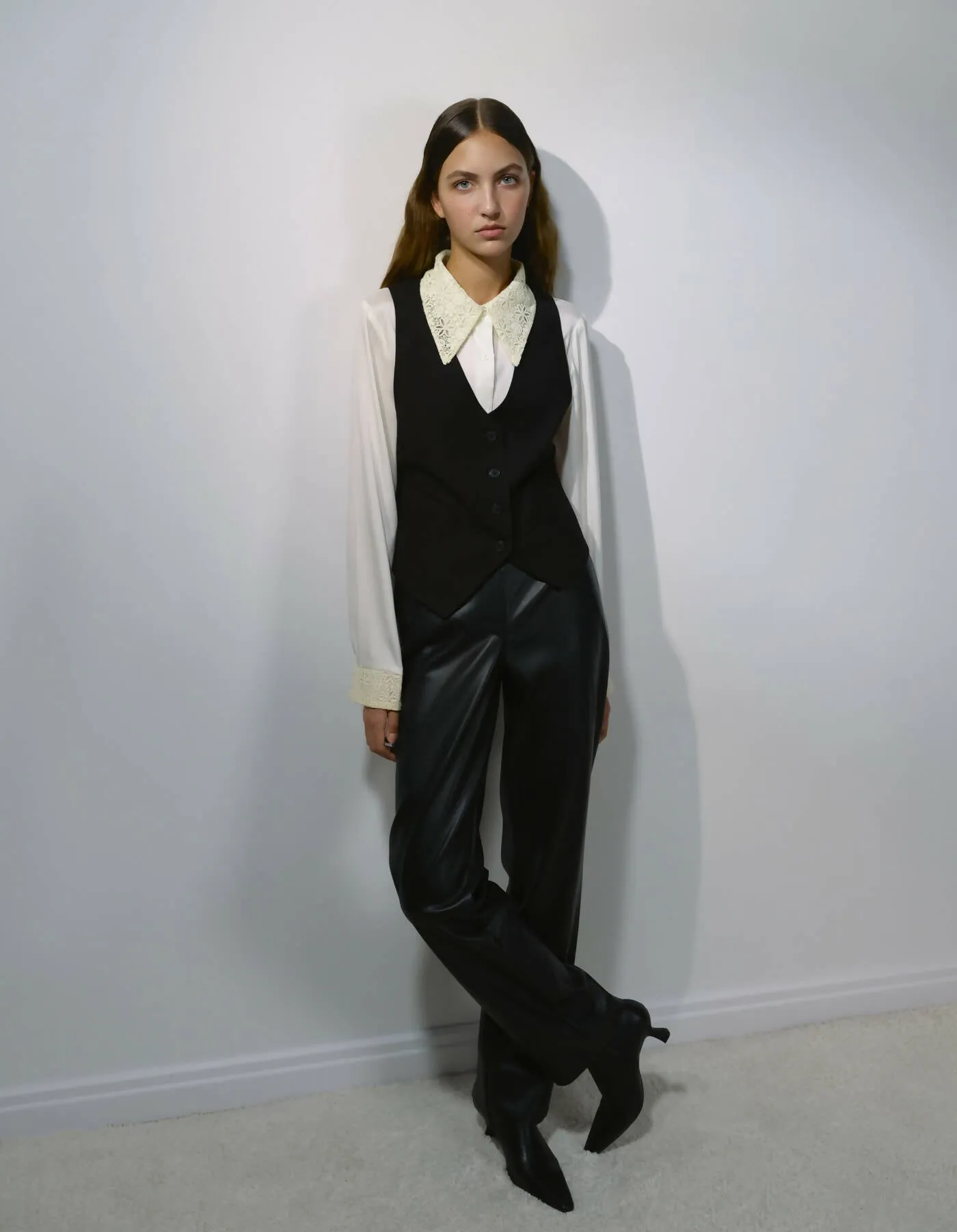 Buttoned Wool-Blend Waistcoat - Vests