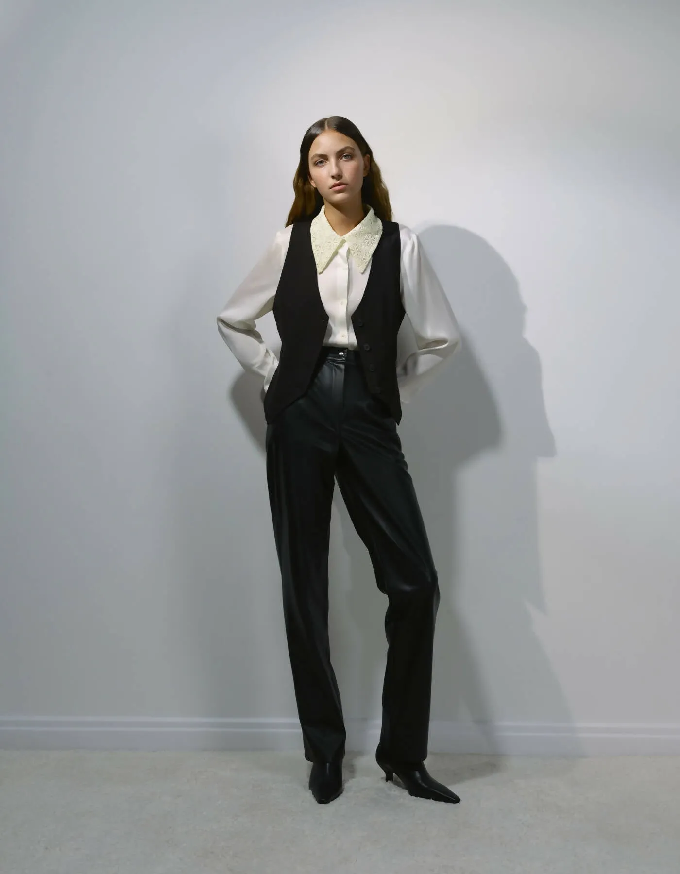 Buttoned Wool-Blend Waistcoat - Vests