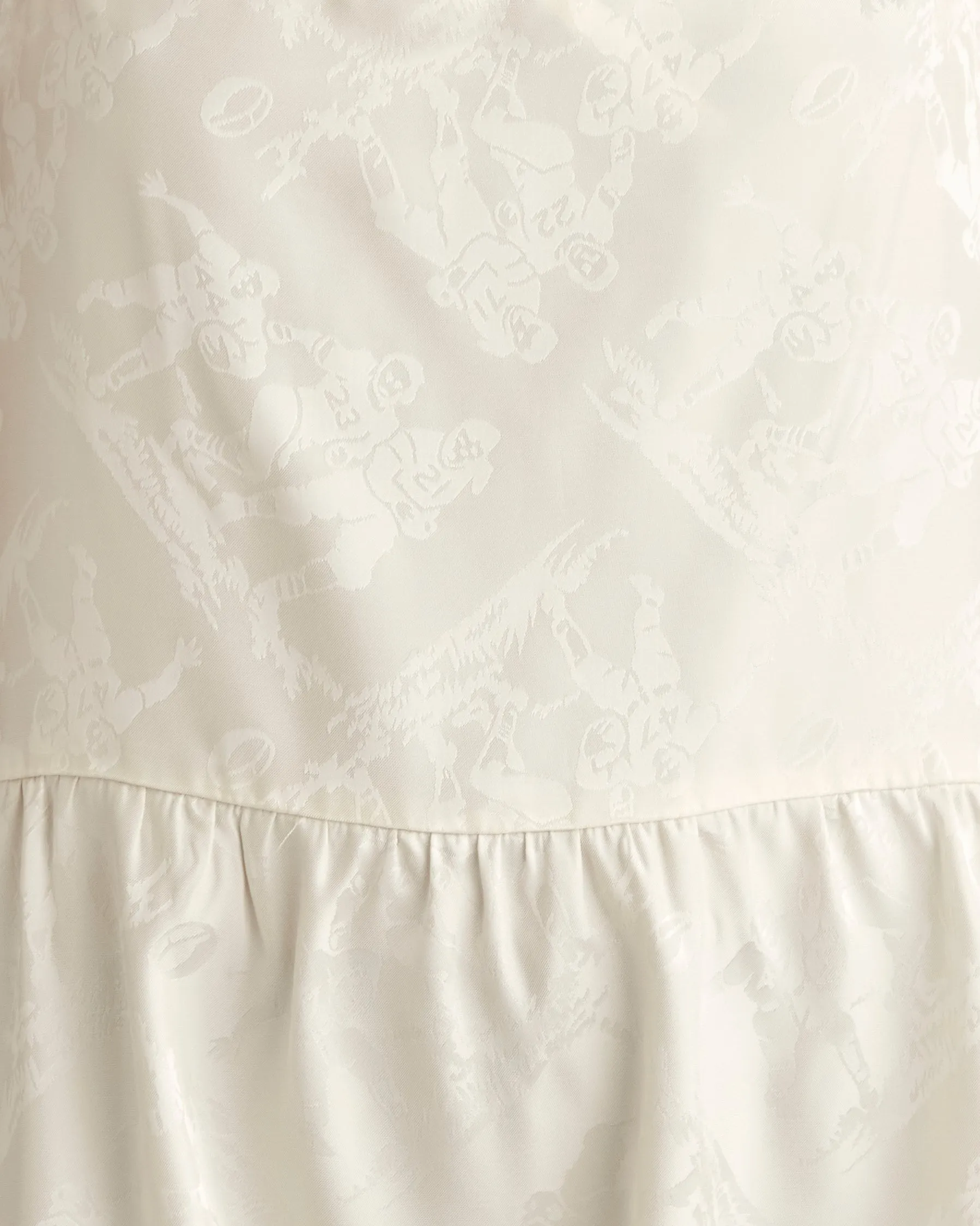 Football Jacquard Teddy - Cream