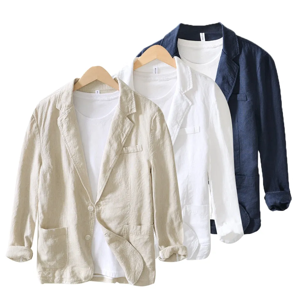 Men's 100% Linen Sport Coat