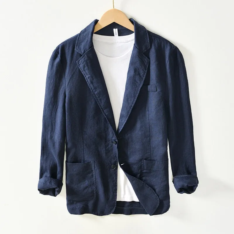 Men's 100% Linen Sport Coat