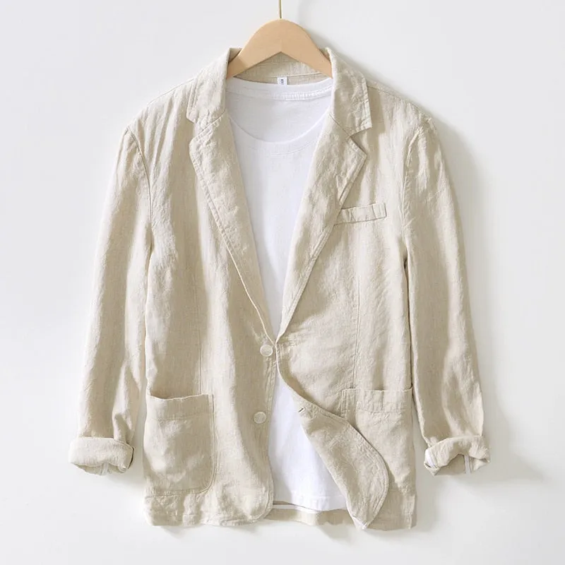 Men's 100% Linen Sport Coat