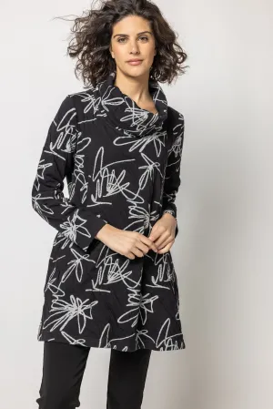 Scribble Weave Cowl Tunic