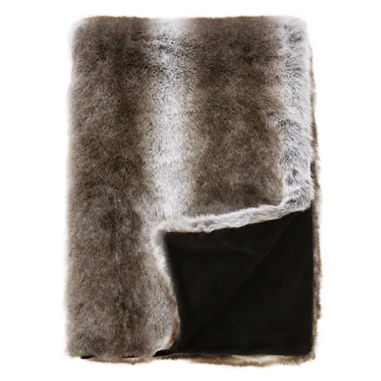 Striped Elk Faux Fur