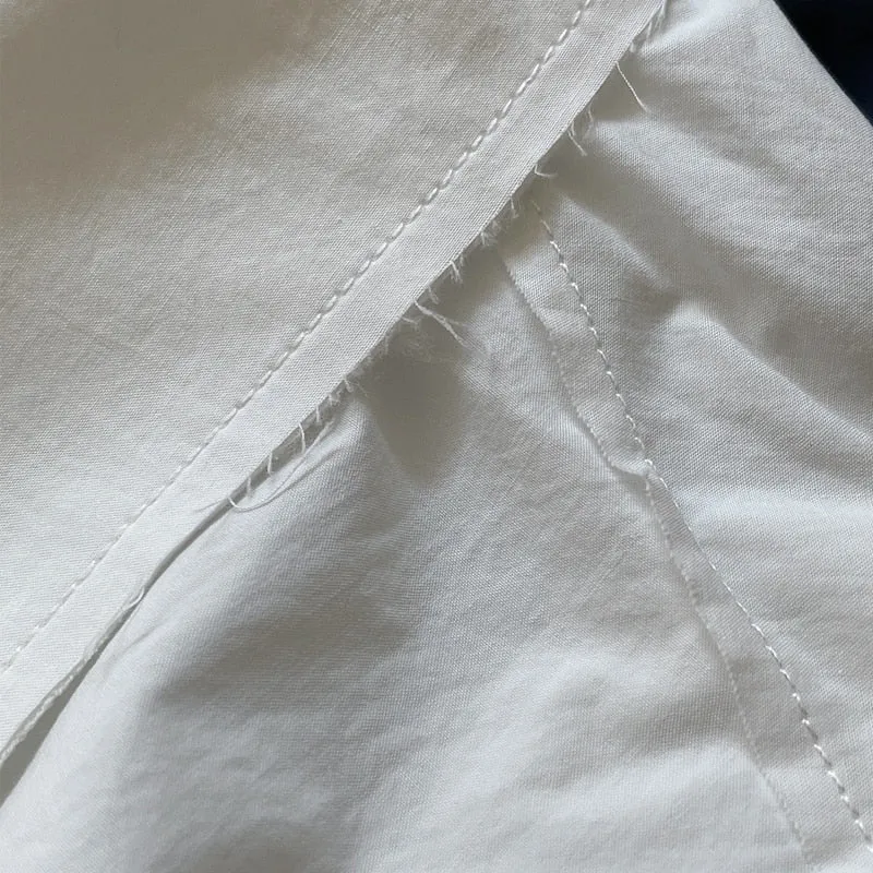 Wjczt Summer Women's Casual Solid Color Single Breasted Pocket Decoration Loose Thin Jacket